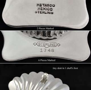 Sterling Shell Candy Dishes Graff, Washbourne, & Dunn  