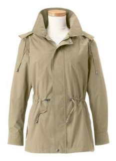   : TravelSmith Womens Anorak Rain Jacket Beige Small Petite: Clothing
