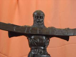 Credo Knight Warrior Bronze Statue EMMANUEL FREMIET  