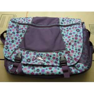  High Sierra Tank Messenger Bag   Purple/Flower