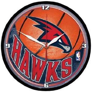  NBA Atlanta Hawks Team Logo Wall Clock: Sports & Outdoors