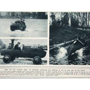  Made For the Austrian Army, an Amphibious Motor Car 
