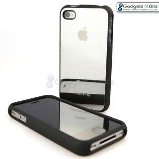 BLACK MIRROR METAL ALUMINIUM BACK Case Cover Bumper for Apple iPhone 