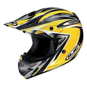  HJC AC X3 Agent MC 3F Motocross Helmet Yellow Extra Small 