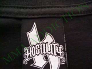 Hostility Clothing Harley UFC shirt MMA Sz L  