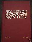Scarce Edison Phonograph Monthly Collector Book #5 NEW
