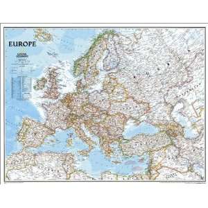  National Geographic Maps RE00620070 Europe Classic Map 