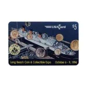 Collectible Phone Card $5. Long Beach Coin & Collectible Expo. (10/94 