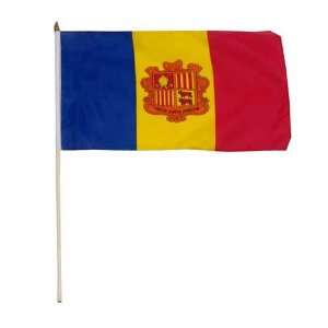  Andorra Flag 12 x 18 inch: Patio, Lawn & Garden