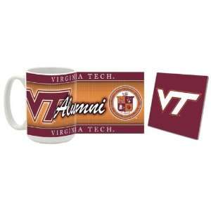  Virgina Tech Mug & Coaster Gift Box Combo Virginia Tech 