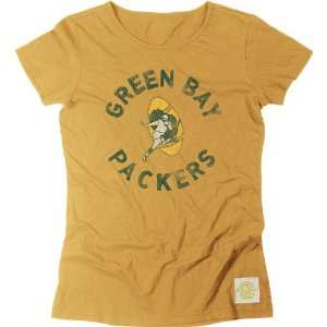  Green Bay Packers Vintage Ladies Tee XL: Sports & Outdoors