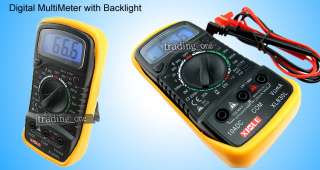 Digital LCD Multimeter Voltmeter Ammeter backlight OHM  