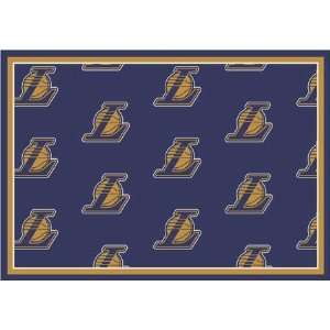    NBA Team Repeat Rug   Los Angeles Lakers: Sports & Outdoors