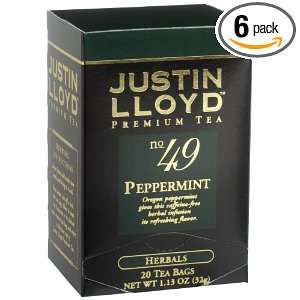 Lloyd Peppermint Herb Tea, 20 Count: Grocery & Gourmet Food