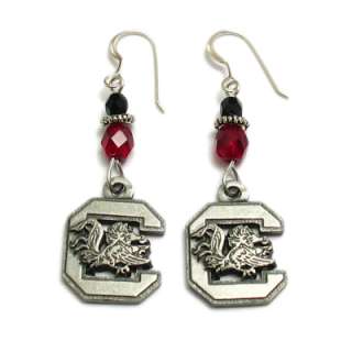 Licensed Southeast SEC Colleges Logo Crystal Earrings  