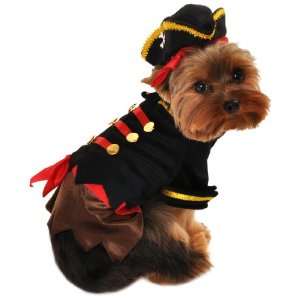  Anit Accessories Buccaneer Pirate Dog Costume, 12 Inch 
