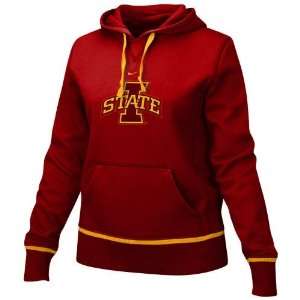  Nike Iowa State Cyclones Ladies Red Classic Logo Pullover 