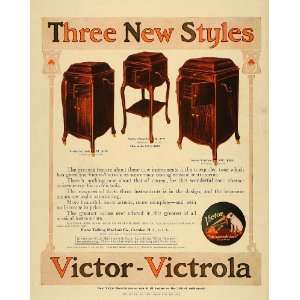 1912 Ad Victor Victrola XI X XIV Music Camden Talking   Original Print 