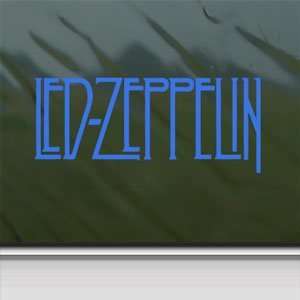  Led Zeppelin Blue Decal Page Rock Band Window Blue Sticker 
