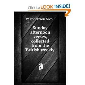 Sunday afternoon verses, collected from the British weekly