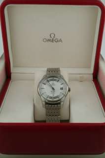 Omega Deville Hour Vision Co Axial Steel Silver Dial  