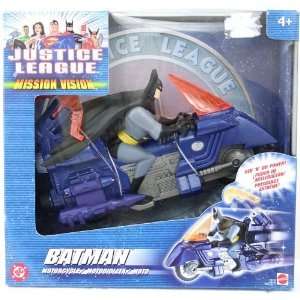    Justice League Mission Vision: Batman Motorcycle: Toys & Games