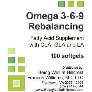  Omega 3 6 9 Rebalancing Plus Conjugated Linoleic Acid Natural Fatty 