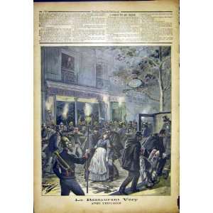  Restaurant Very Explosion French Print 1892