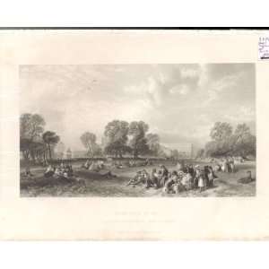    Hyde Park 1851 By Harding Antique Print London