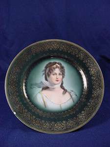 ROYAL VIENNA QUEEN LOUISE OF PRUSSIA PORTRAIT PLATE  