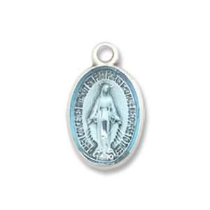  Sterling Silver Miraculous Medal Mother of God St. Mary 
