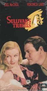 SULLIVANS TRAVELS  VERONICA LAKE SEALED MINT VHS  