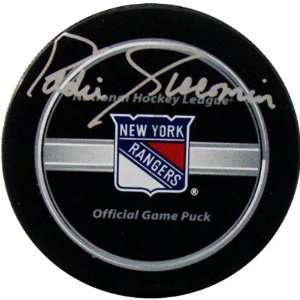  Eddie Giacomin New York Rangers Autographed Hockey Puck 