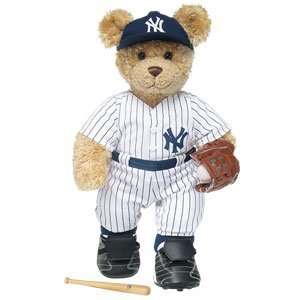   Bear Workshop Curly Teddy in New York Yankees™ Uniform Toys & Games