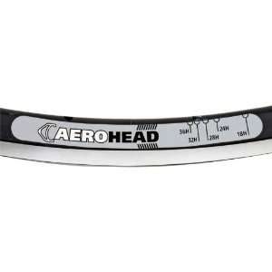  Velocity Aerohead Rim, 700 x 20/23, Black Sports 