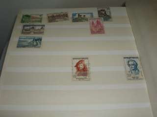 FRANCE COLLECTION IN STOCKBOOK BETTER STAMPS NOTED  