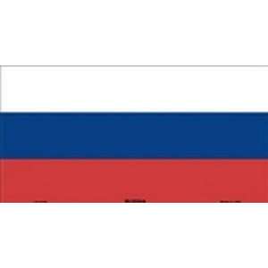 Russia Flag License Plate Plates Tags Tag auto vehicle car front