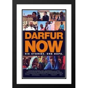  Darfur Now 32x45 Framed and Double Matted Movie Poster 