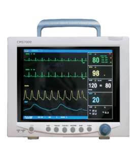 Patient monitor ECG,NIBP,Spo2,Heart Rate,Temp,Resp  