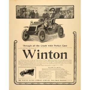  1903 Ad Winton Motor Carriage Automobile Car Cleveland 