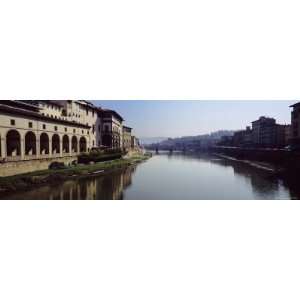 Buildings Along Uffizi Museum, Ponte Vecchio, Arno River 