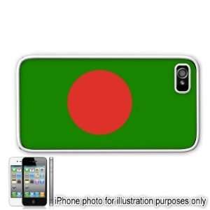   : Bangladesh Flag Apple Iphone 4 4s Case Cover White: Everything Else