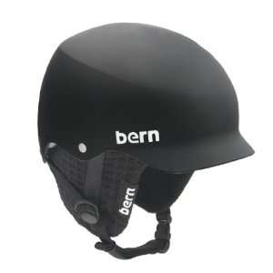 Bern Mens Baker Audio Helmet   Matte Black w/ Black Audio 