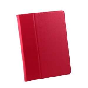    Red Leather Case Cover Pouch For Apple iPad Tablet PC Electronics