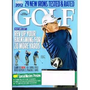  GOLF magazine (Apr 2012) Tour Tempo Secrets Sports 