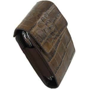  CellKeeper Brown Alligator Collection Case Electronics