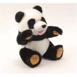  7in Baby Panda Playful Pose Plush Animal: Toys & Games