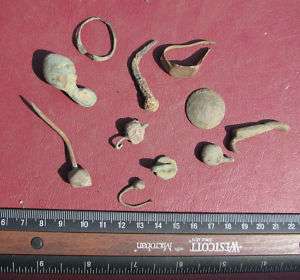 Lot of 11 Metal Detector Find OLD Artifacts 6398  