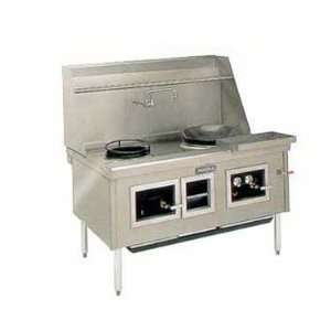  Imperial Commercial ICRA 4 Wok Range Four Burners Water 