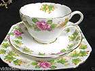 WILEMAN SHELLEY TEA CUP AND SAUCER TRIO INDIAN TEACUP  